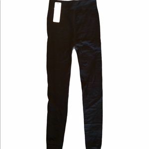 Black Fleece Legging with Tummy Control